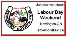 Join our volunteers Labour Day Weekend, Newington, ON